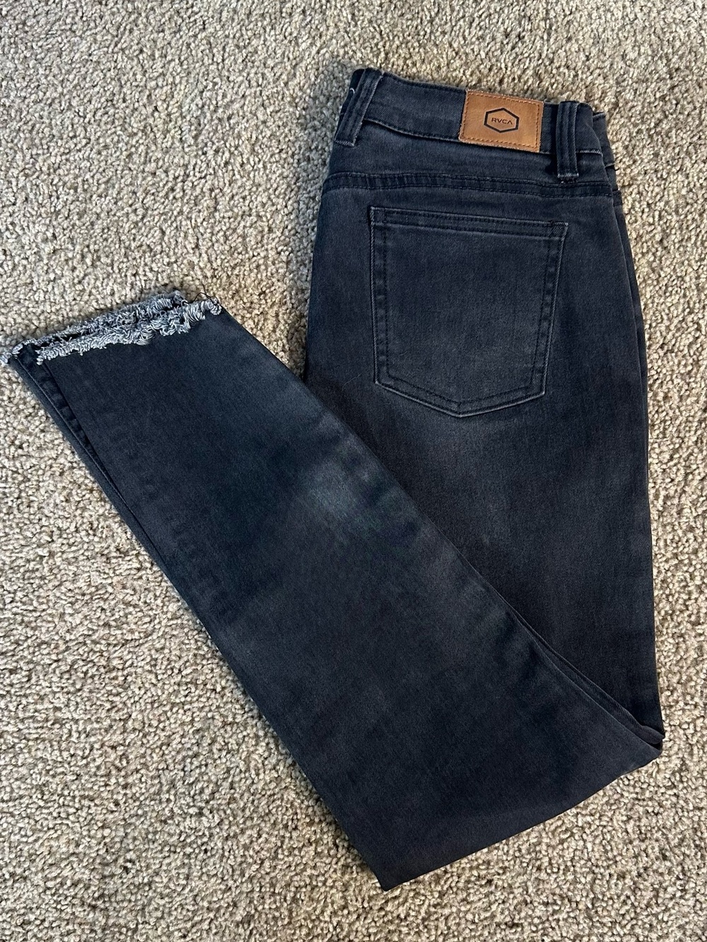 RVCA Dayley Black Ankle Jeans